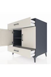 Kronos Şifonyer 2 Raflı 2 Çekmeceli 2 Kapaklı 88x59x96 - S70M058V4C