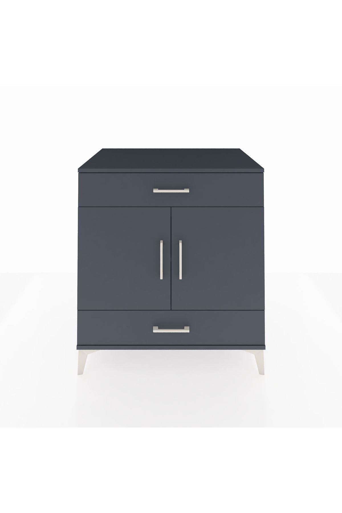 Kronos Şifonyer 2 Raflı 2 Çekmeceli 2 Kapaklı 88x59x96 - S70M058V5C