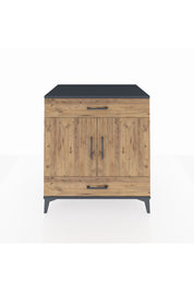Kronos Şifonyer 2 Raflı 2 Çekmeceli 2 Kapaklı 88x59x96 - S70M058V6C