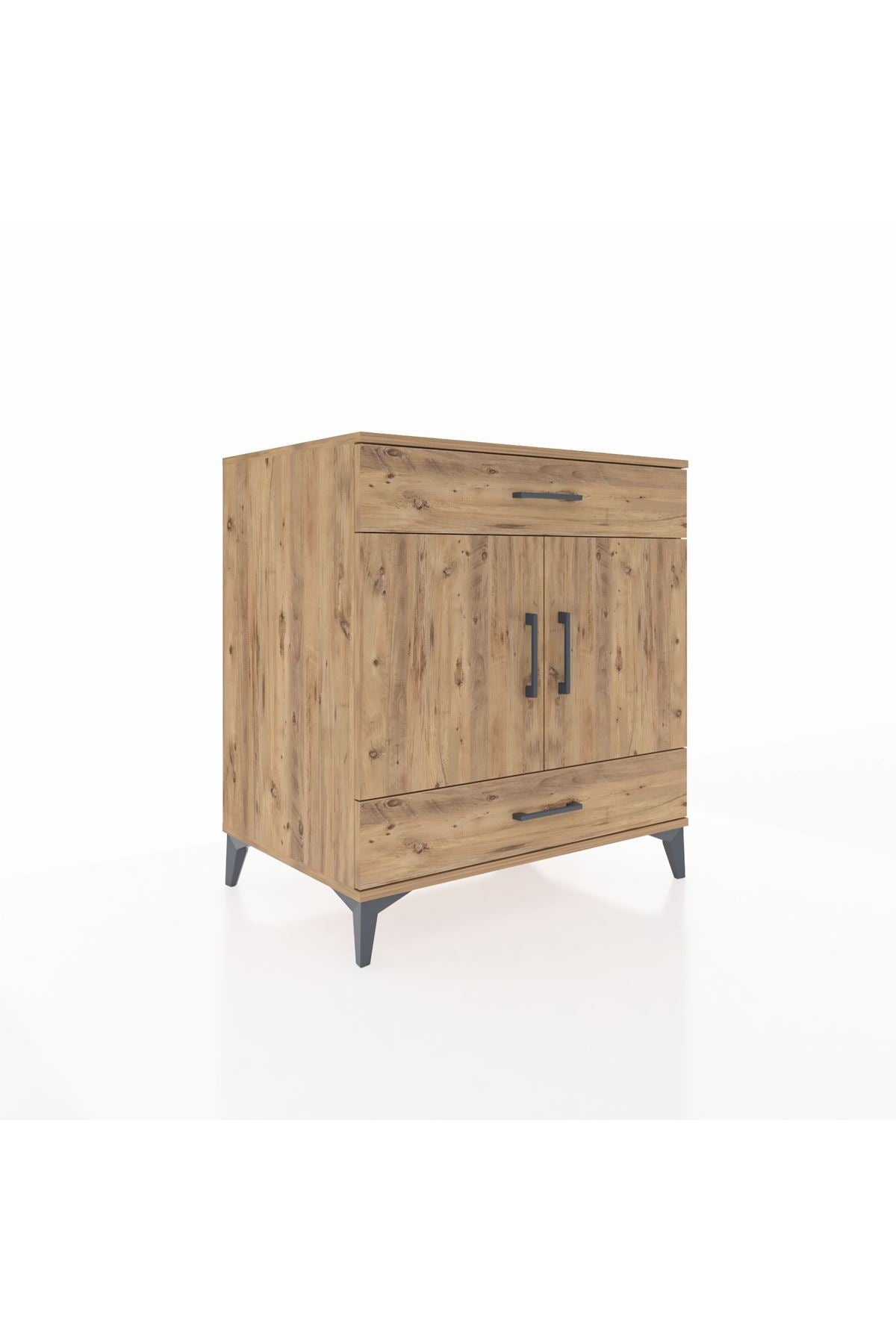 Kronos Şifonyer 2 Raflı 2 Çekmeceli 2 Kapaklı 88x59x96 - S70M058V9C