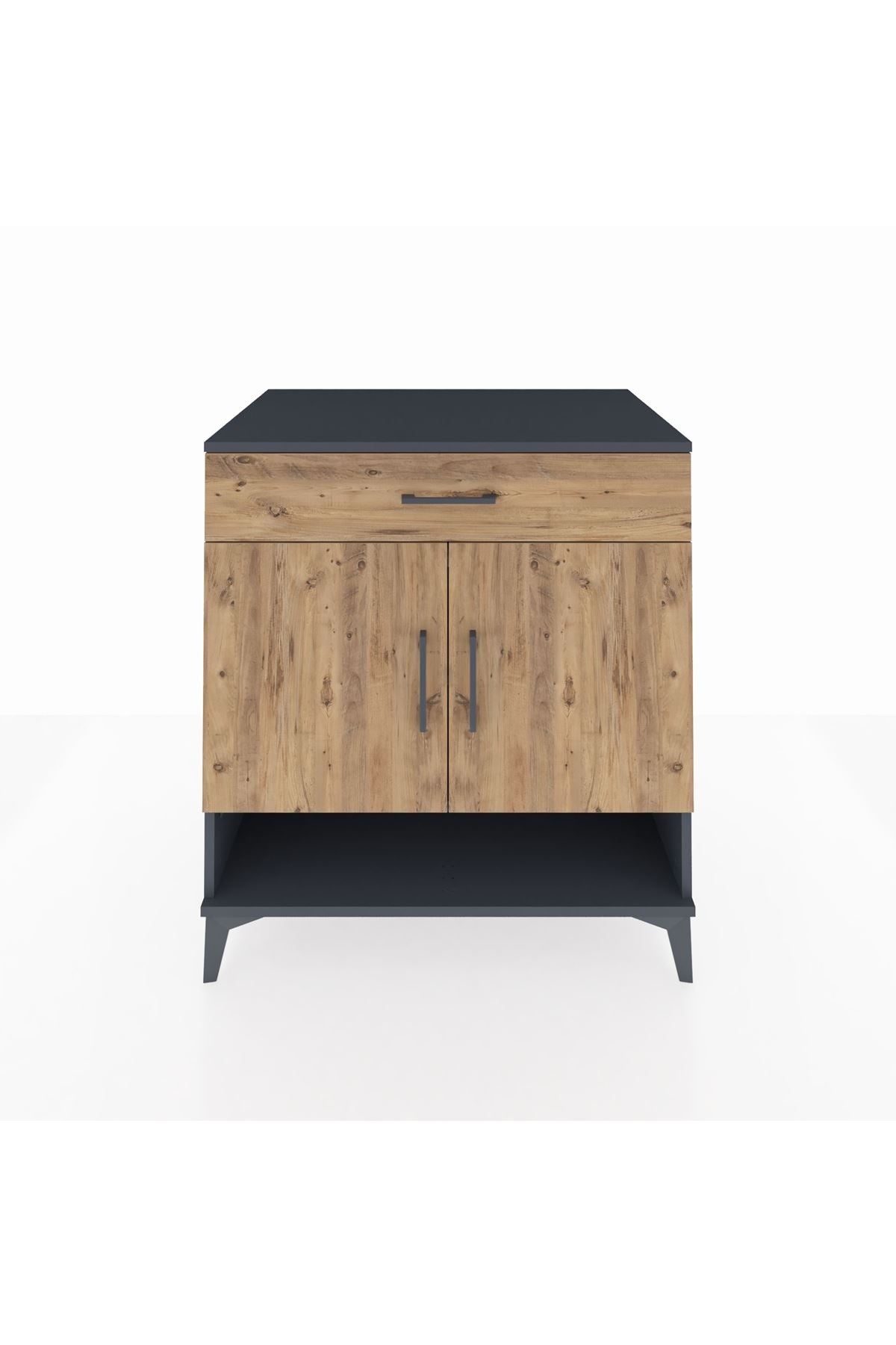 Kronos Şifonyer 2 Raflı Tek Çekmeceli 2 Kapaklı 88x59x96 - S70M059V6C