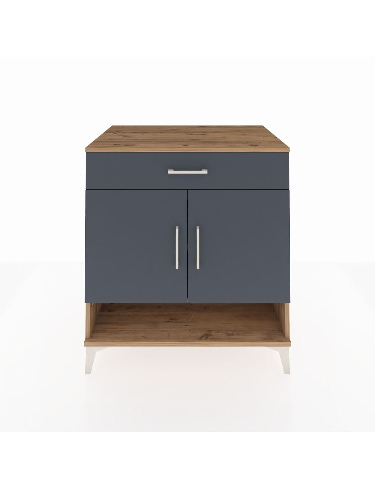 Kronos Şifonyer 2 Raflı Tek Çekmeceli 2 Kapaklı 88x59x96 - S70M059V8C