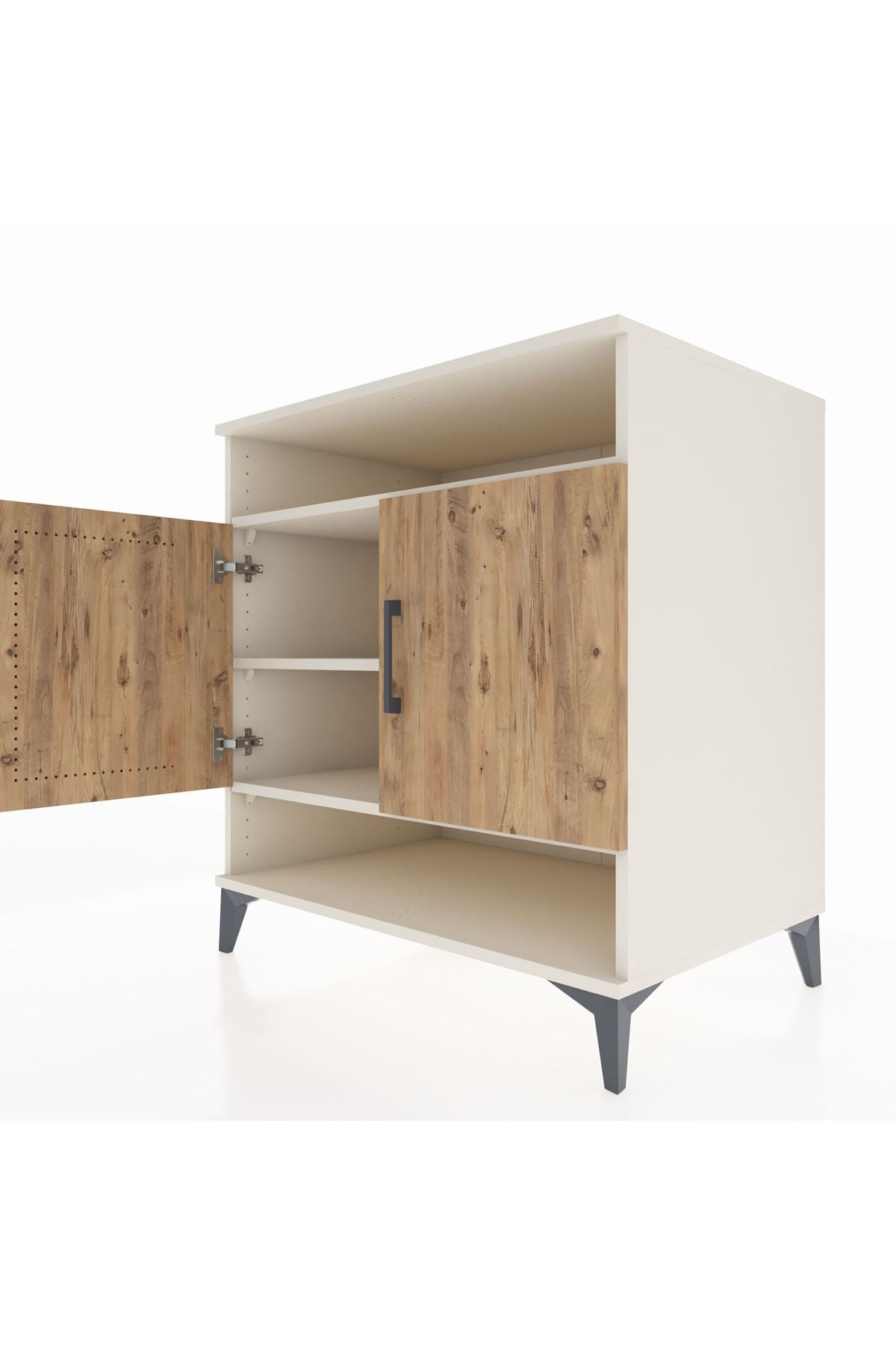Kronos Şifonyer 3 Raflı 2 Kapaklı 88x59x96 - S70M061V3C