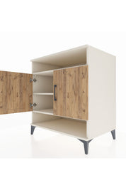 Kronos Şifonyer 3 Raflı 2 Kapaklı 88x59x96 - S70M061V3C