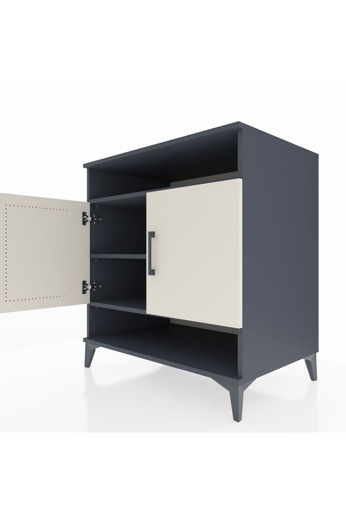 Kronos Şifonyer 3 Raflı 2 Kapaklı 88x59x96 - S70M061V4C