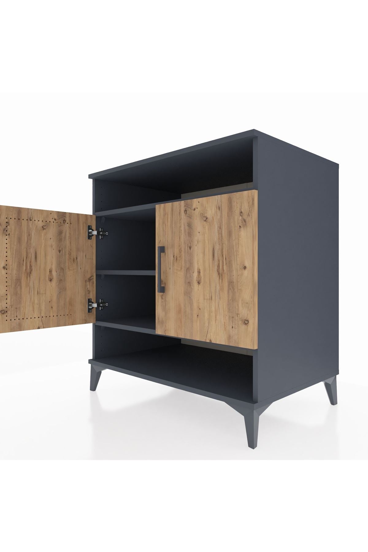 Kronos Şifonyer 3 Raflı 2 Kapaklı 88x59x96 - S70M061V6C