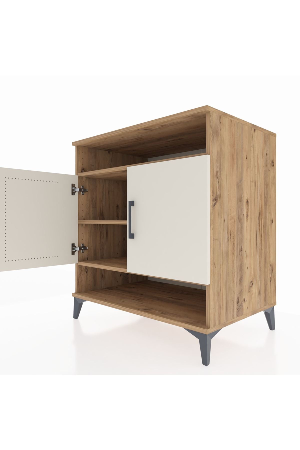 Kronos Şifonyer 3 Raflı 2 Kapaklı 88x59x96 - S70M061V7C