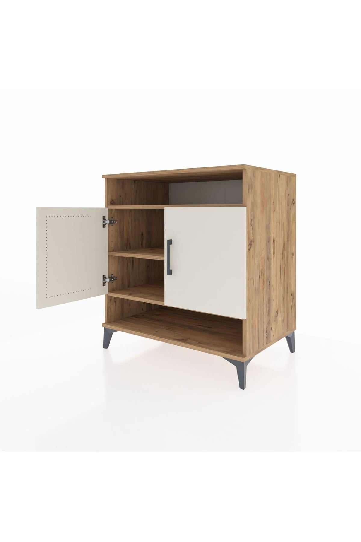 Kronos Şifonyer 3 Raflı 2 Kapaklı 88x59x96 - S70M061V7C