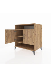 Kronos Şifonyer 3 Raflı 2 Kapaklı 88x59x96 - S70M061V9C