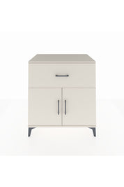 Kronos Şifonyer Tek Raflı Tek Çekmeceli 2 Kapaklı 88x59x96 - S70M062V1C