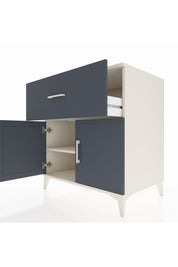 Kronos Şifonyer Tek Raflı Tek Çekmeceli 2 Kapaklı 88x59x96 - S70M062V2C