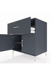 Kronos Şifonyer Tek Raflı Tek Çekmeceli 2 Kapaklı 88x59x96 - S70M062V5C