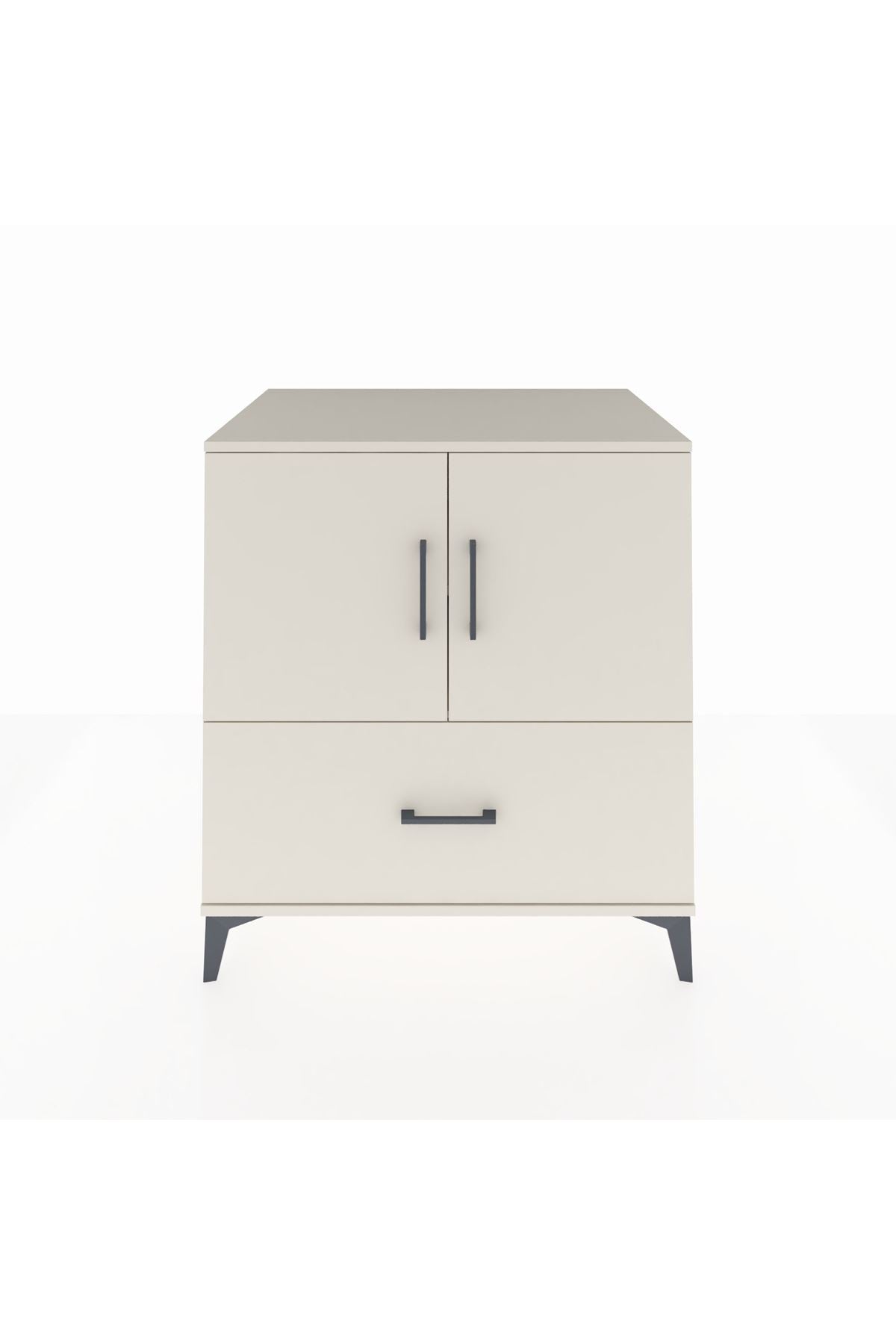 Kronos Şifonyer 2 Raflı Tek Çekmeceli 2 Kapaklı 88x59x96 - S70M063V1C