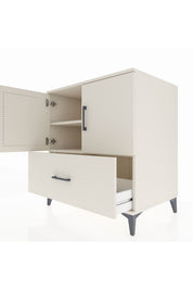 Kronos Şifonyer 2 Raflı Tek Çekmeceli 2 Kapaklı 88x59x96 - S70M063V1C