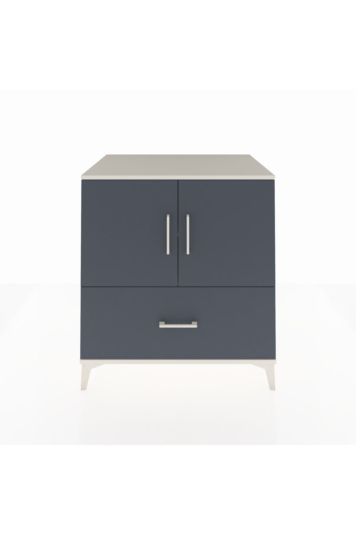 Kronos Şifonyer 2 Raflı Tek Çekmeceli 2 Kapaklı 88x59x96 - S70M063V2C
