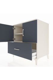Kronos Şifonyer 2 Raflı Tek Çekmeceli 2 Kapaklı 88x59x96 - S70M063V2C