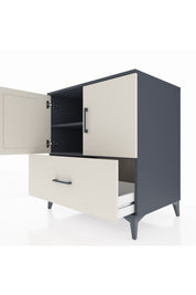 Kronos Şifonyer 2 Raflı Tek Çekmeceli 2 Kapaklı 88x59x96 - S70M063V4C