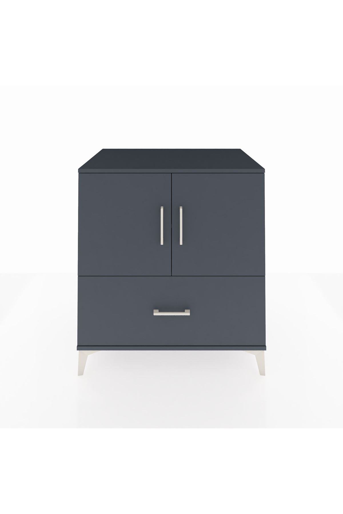 Kronos Şifonyer 2 Raflı Tek Çekmeceli 2 Kapaklı 88x59x96 - S70M063V5C