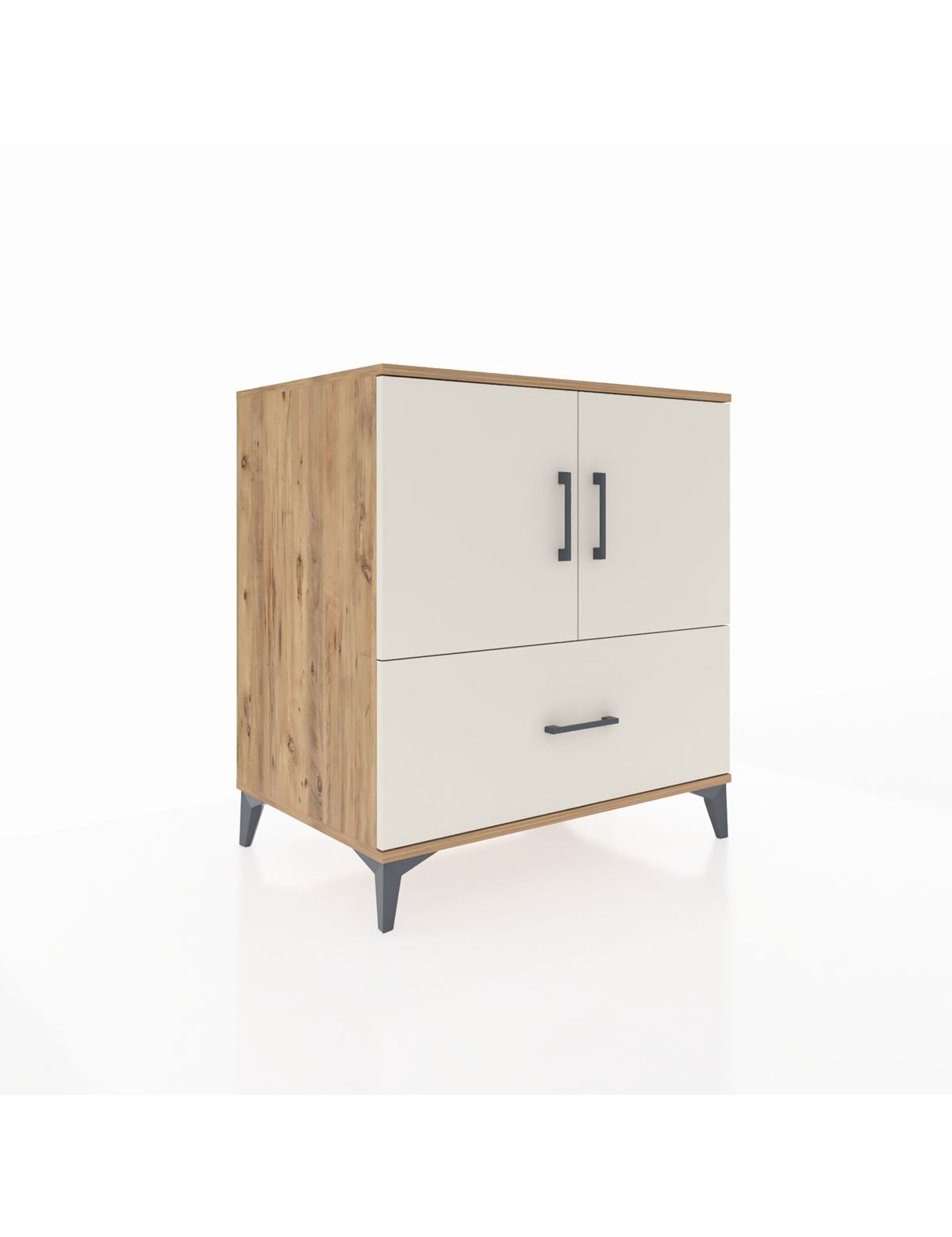 Kronos Şifonyer 2 Raflı Tek Çekmeceli 2 Kapaklı 88x59x96 - S70M063V7C