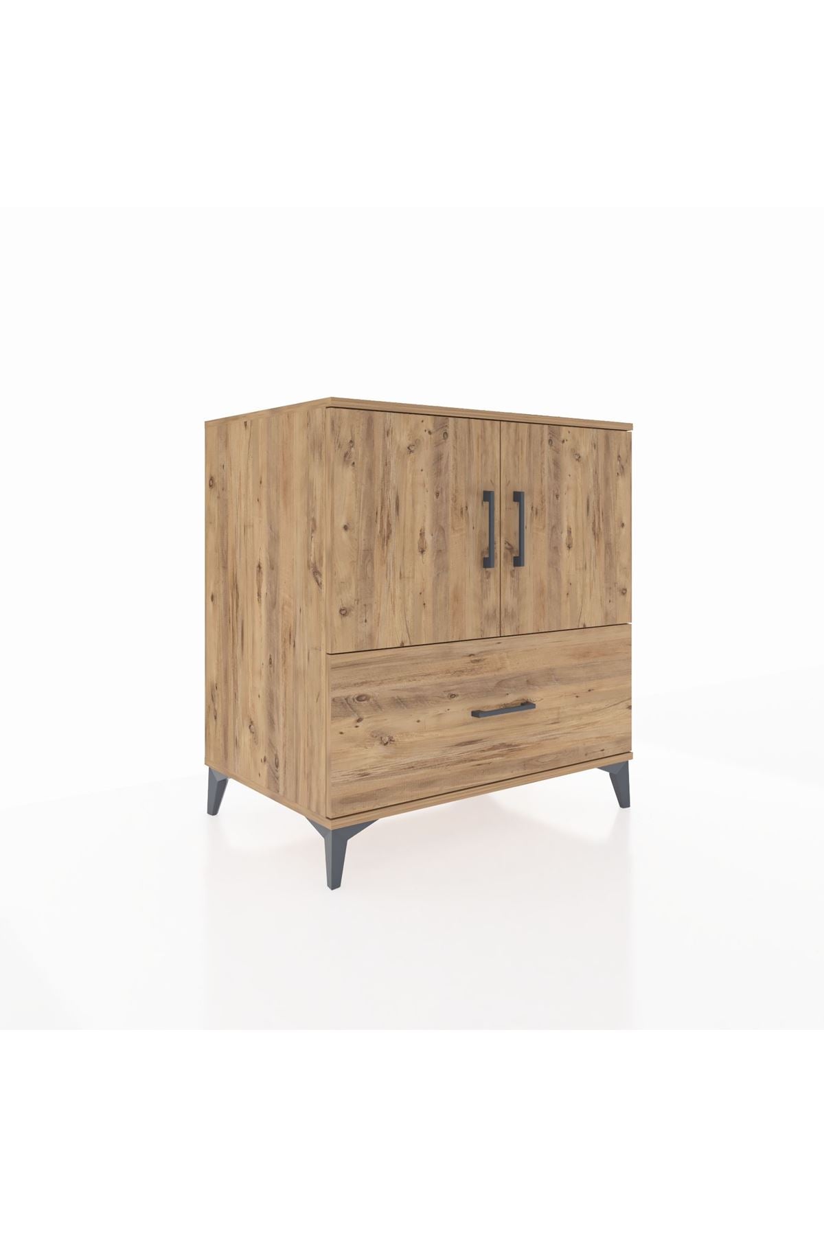 Kronos Şifonyer 2 Raflı Tek Çekmeceli 2 Kapaklı 88x59x96 - S70M063V9C