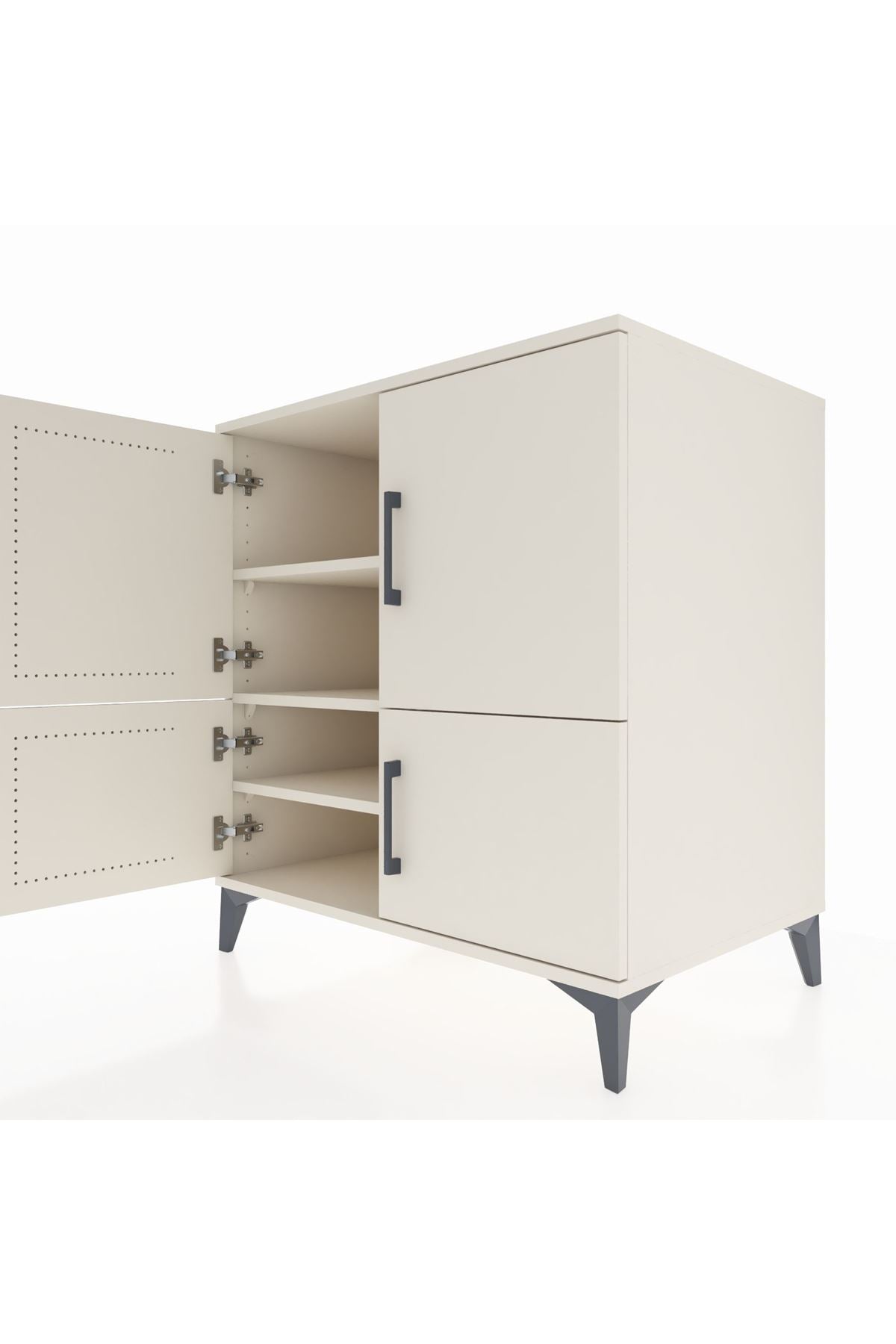 Kronos Şifonyer 3 Raflı 4 Kapaklı 88x59x96 - S70M064V1C