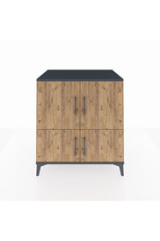 Kronos Şifonyer 3 Raflı 4 Kapaklı 88x59x96 - S70M064V6C