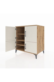 Kronos Şifonyer 3 Raflı 4 Kapaklı 88x59x96 - S70M064V7C