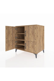 Kronos Şifonyer 3 Raflı 4 Kapaklı 88x59x96 - S70M064V9C
