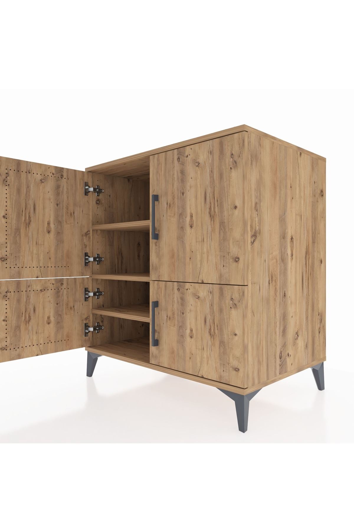 Kronos Şifonyer 3 Raflı 4 Kapaklı 88x59x96 - S70M064V9C