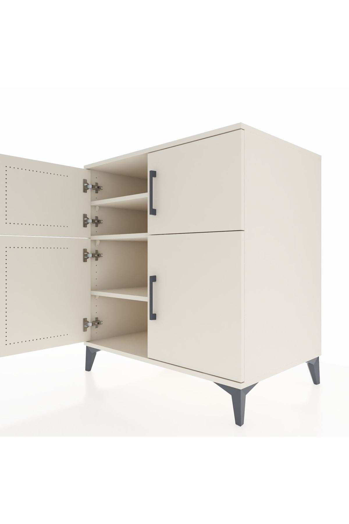Kronos Şifonyer 3 Raflı 4 Kapaklı 88x59x96 - S70M065V1C