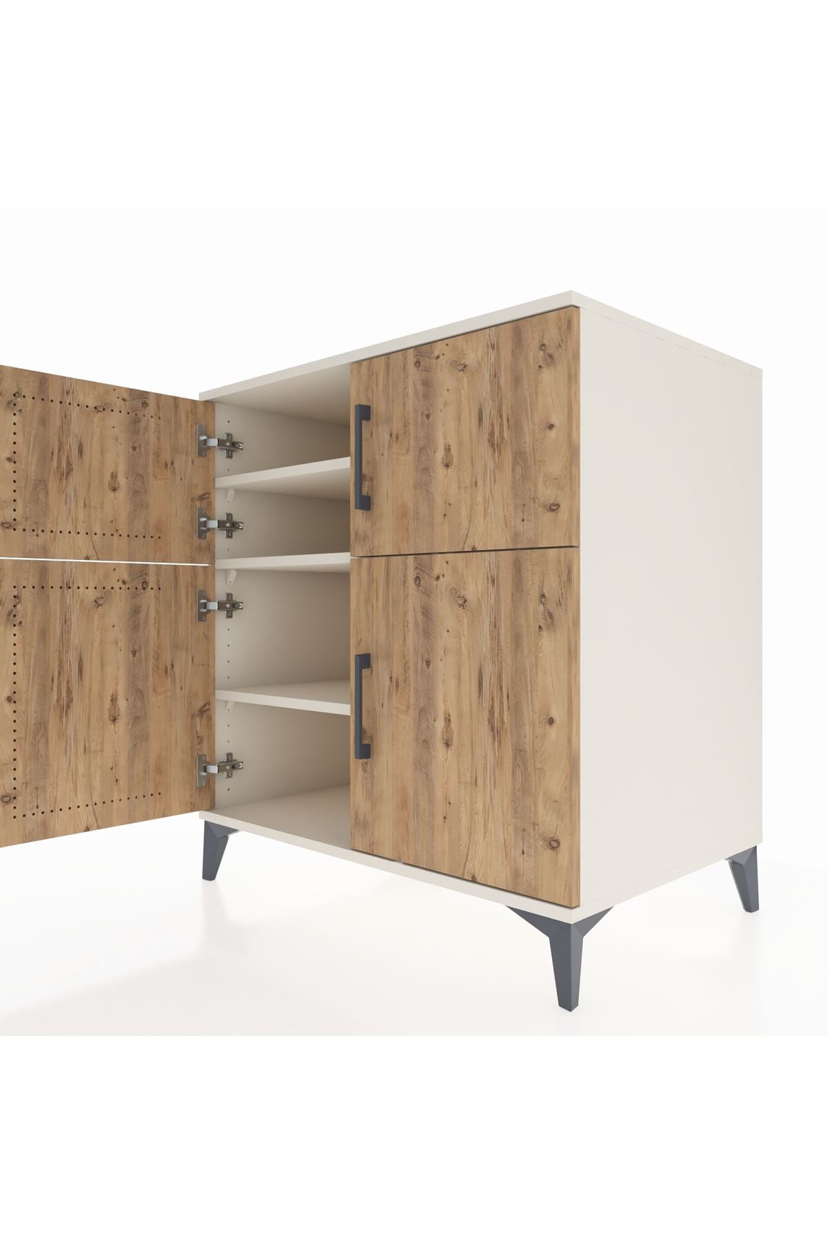 Kronos Şifonyer 3 Raflı 4 Kapaklı 88x59x96 - S70M065V3C