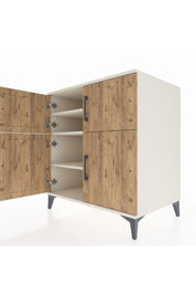 Kronos Şifonyer 3 Raflı 4 Kapaklı 88x59x96 - S70M065V3C