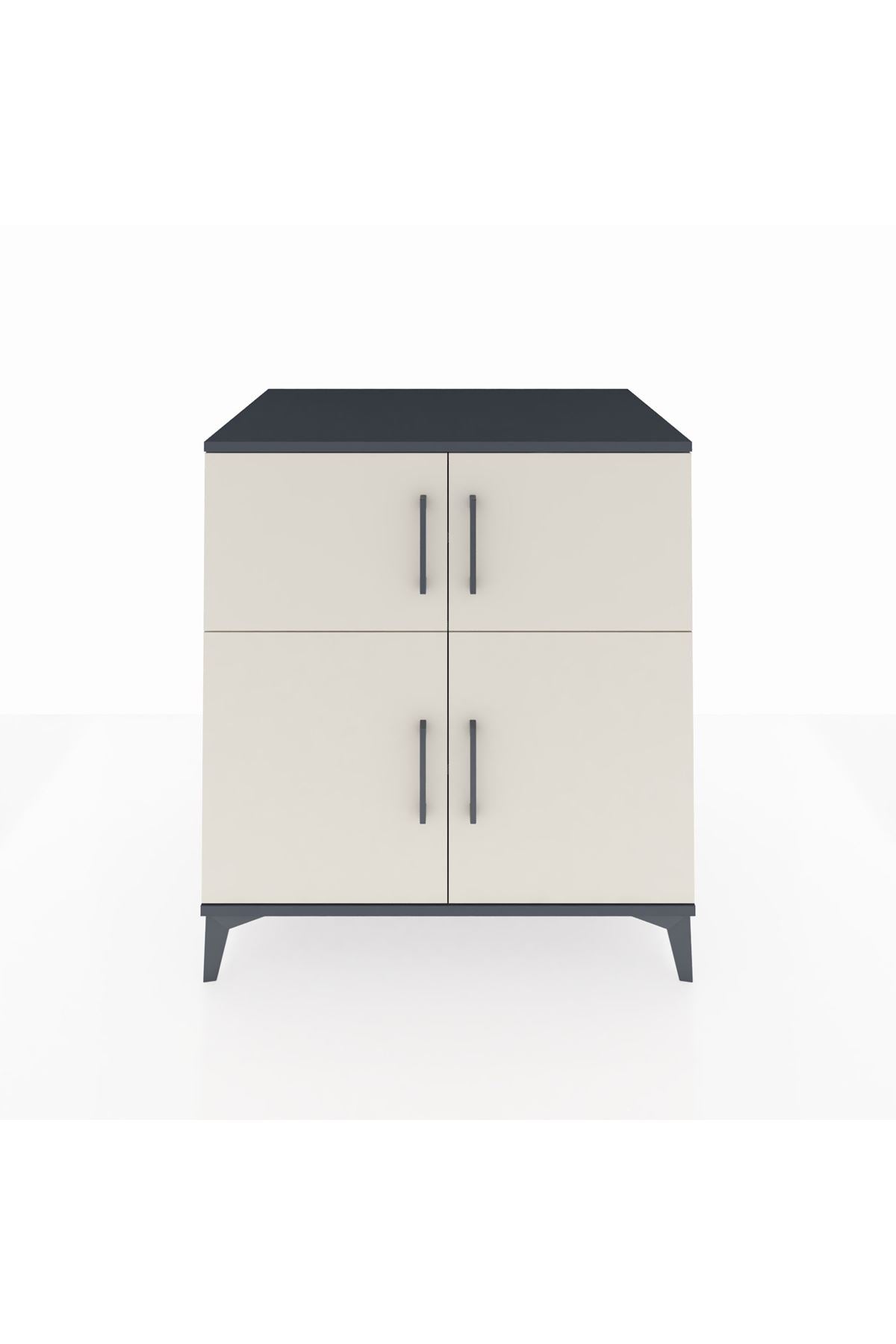 Kronos Şifonyer 3 Raflı 4 Kapaklı 88x59x96 - S70M065V4C