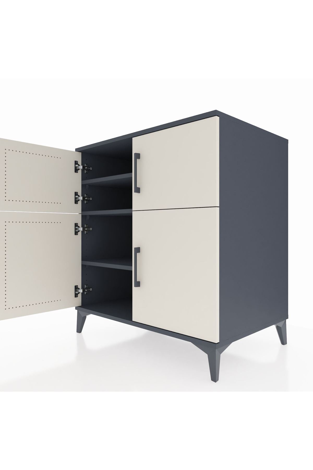 Kronos Şifonyer 3 Raflı 4 Kapaklı 88x59x96 - S70M065V4C