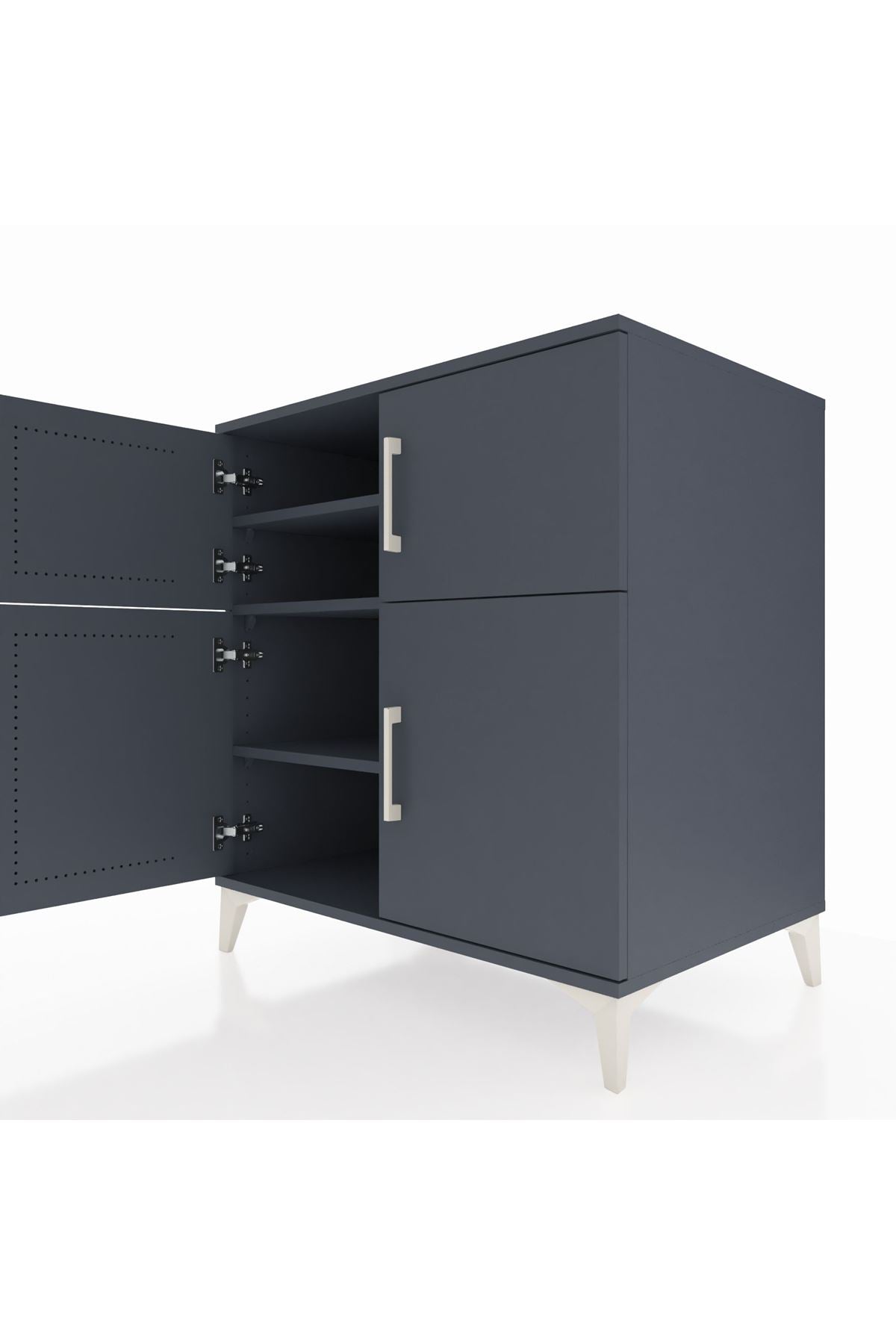 Kronos Şifonyer 3 Raflı 4 Kapaklı 88x59x96 - S70M065V5C