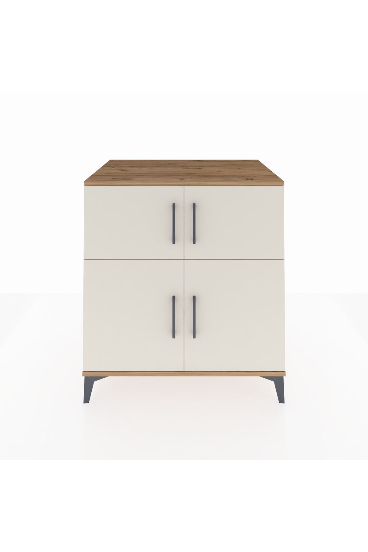 Kronos Şifonyer 3 Raflı 4 Kapaklı 88x59x96 - S70M065V7C