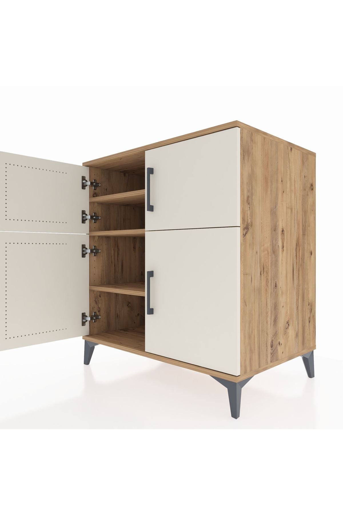 Kronos Şifonyer 3 Raflı 4 Kapaklı 88x59x96 - S70M065V7C