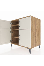 Kronos Şifonyer 3 Raflı 4 Kapaklı 88x59x96 - S70M065V7C