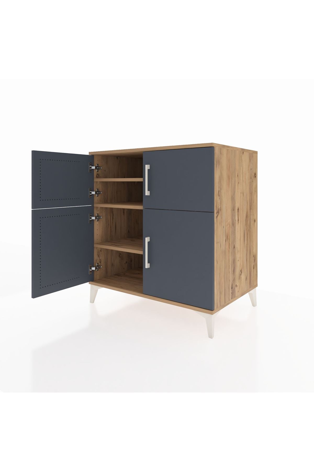 Kronos Şifonyer 3 Raflı 4 Kapaklı 88x59x96 - S70M065V8C