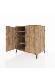 Kronos Şifonyer 3 Raflı 4 Kapaklı 88x59x96 - S70M065V9C