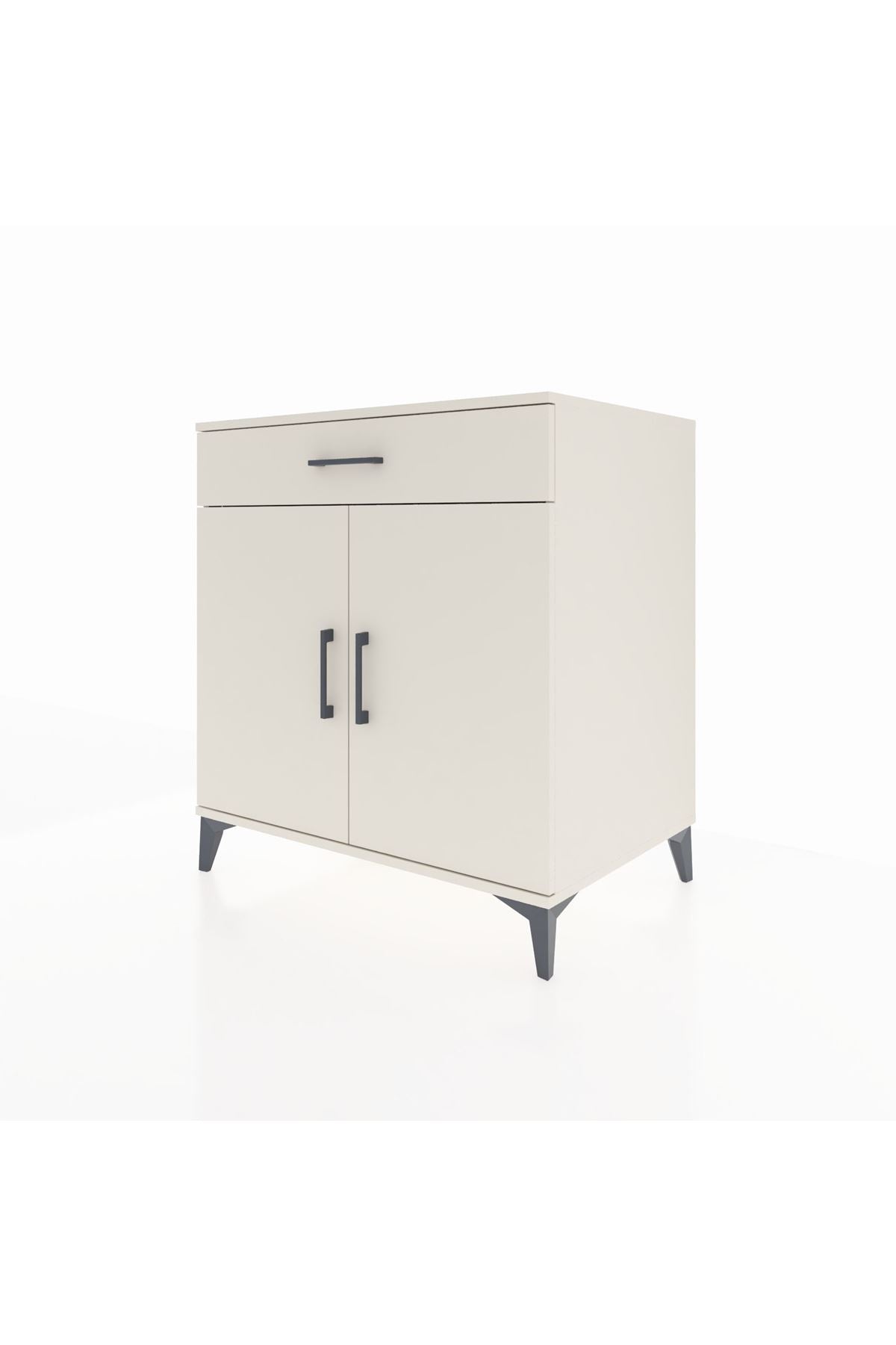 Kronos Şifonyer 2 Raflı Tek Çekmeceli 2 Kapaklı 88x59x96 - S70M066V1C