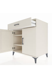 Kronos Şifonyer 2 Raflı Tek Çekmeceli 2 Kapaklı 88x59x96 - S70M066V1C