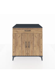 Kronos Şifonyer 2 Raflı Tek Çekmeceli 2 Kapaklı 88x59x96 - S70M066V6C
