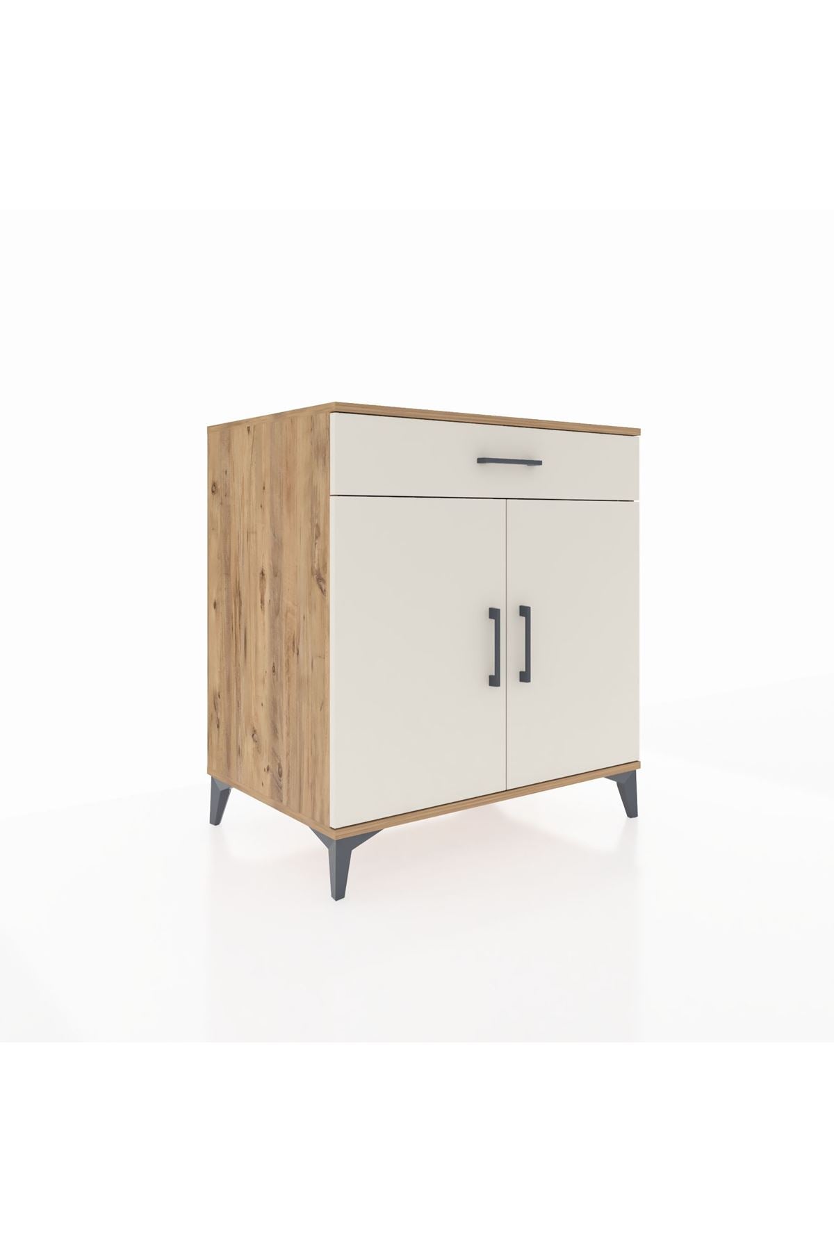 Kronos Şifonyer 2 Raflı Tek Çekmeceli 2 Kapaklı 88x59x96 - S70M066V7C
