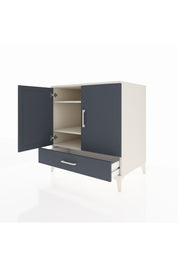 Kronos Şifonyer 3 Raflı Tek Çekmeceli 2 Kapaklı 88x59x96 - S70M067V2C