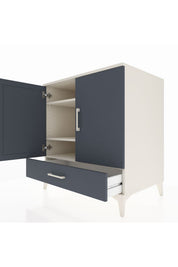 Kronos Şifonyer 3 Raflı Tek Çekmeceli 2 Kapaklı 88x59x96 - S70M067V2C