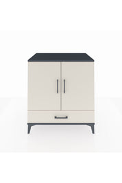 Kronos Şifonyer 3 Raflı Tek Çekmeceli 2 Kapaklı 88x59x96 - S70M067V4C