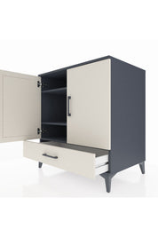 Kronos Şifonyer 3 Raflı Tek Çekmeceli 2 Kapaklı 88x59x96 - S70M067V4C