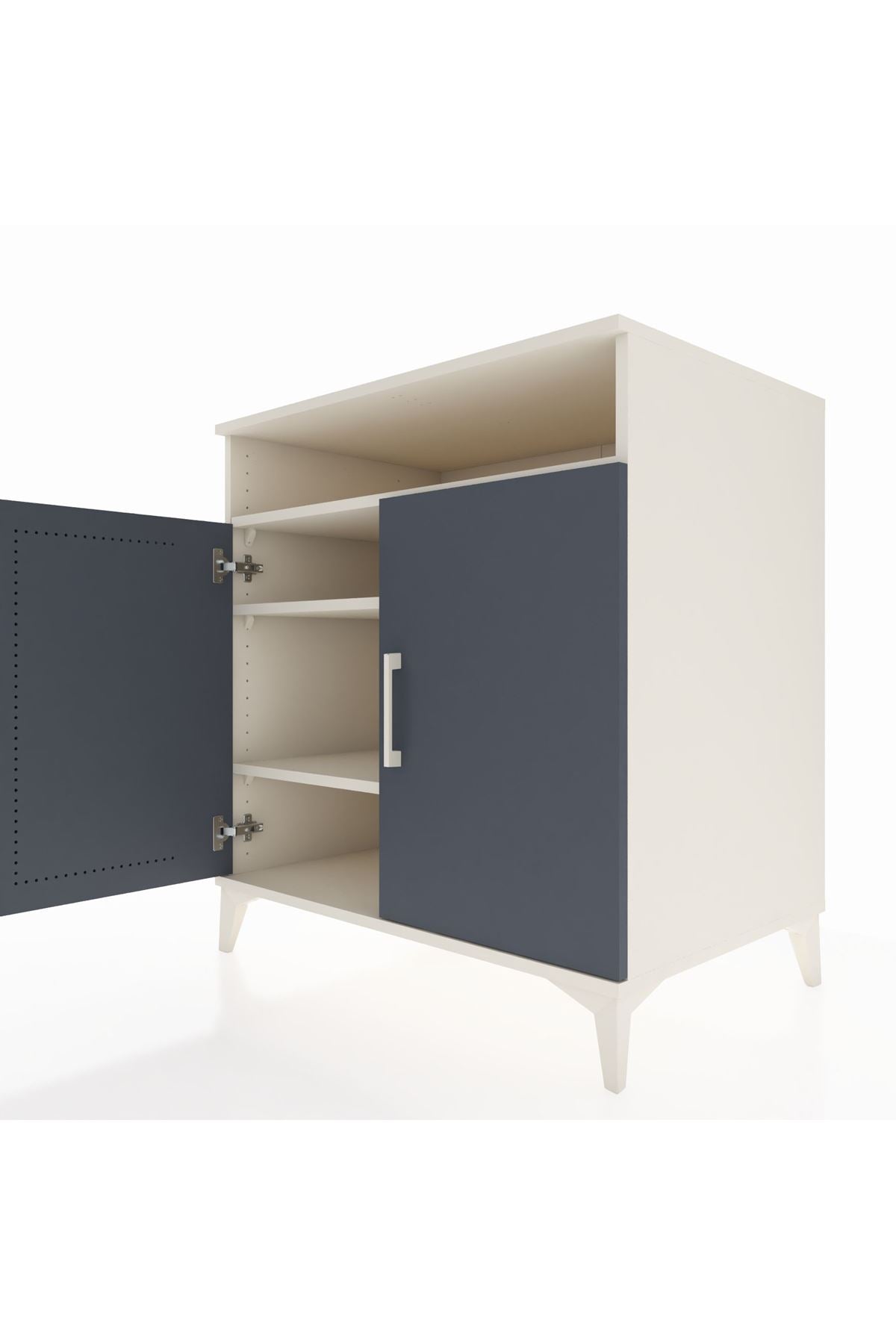 Kronos Şifonyer 3 Raflı 2 Kapaklı 88x59x96 - S70M068V2C