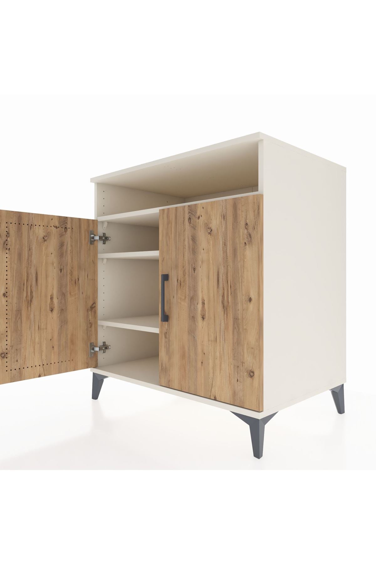 Kronos Şifonyer 3 Raflı 2 Kapaklı 88x59x96 - S70M068V3C